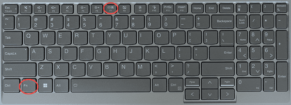 使用快捷鍵關(guān)閉屏幕